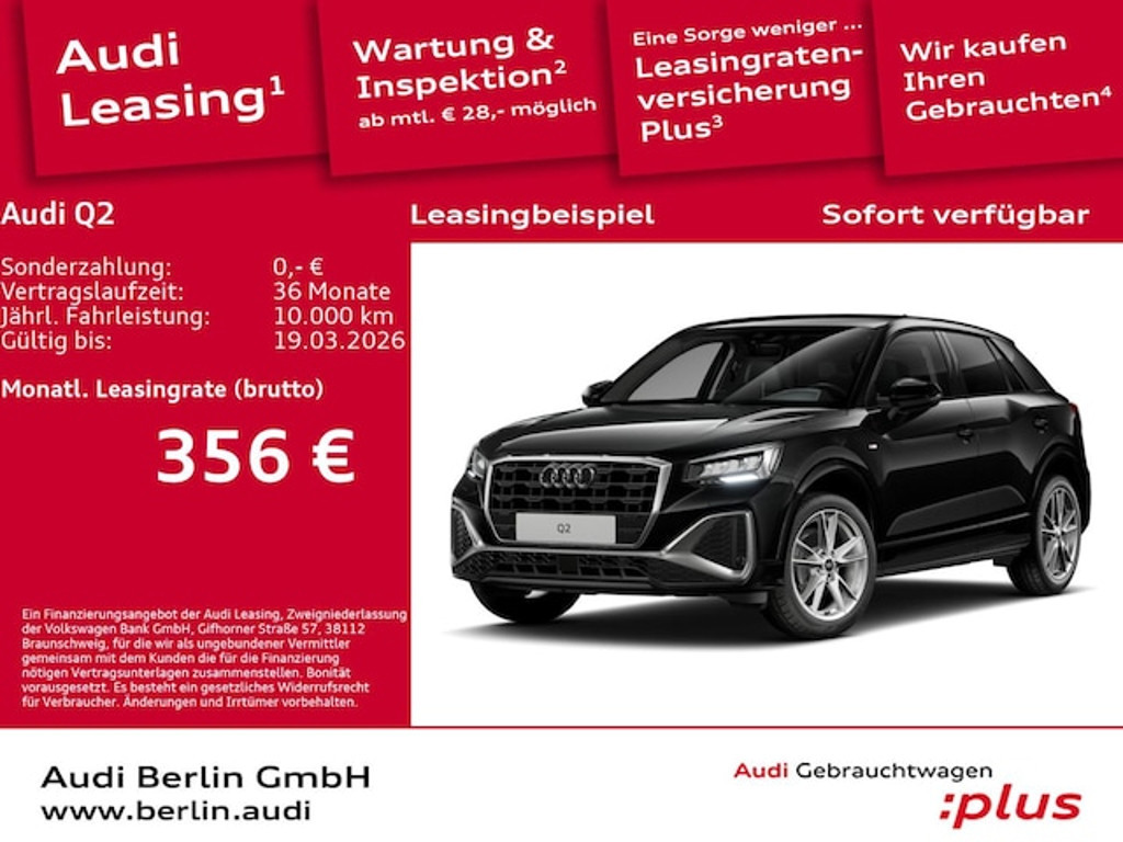Audi Q2 S-Line S-Tronic 35 TFSI