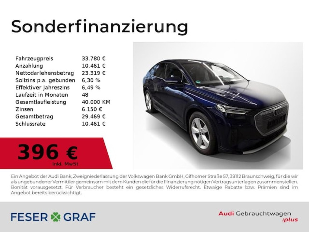 Audi Q4 e-tron Sportback Quattro 50