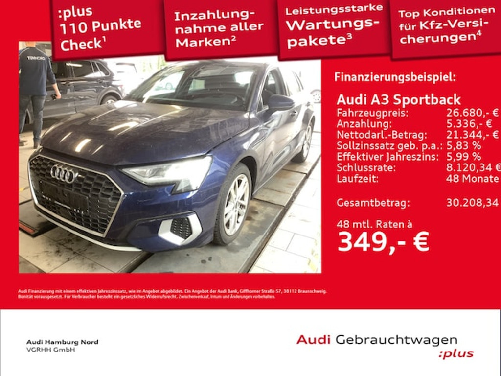 Audi A3 Sportback S-Tronic 35 TDI