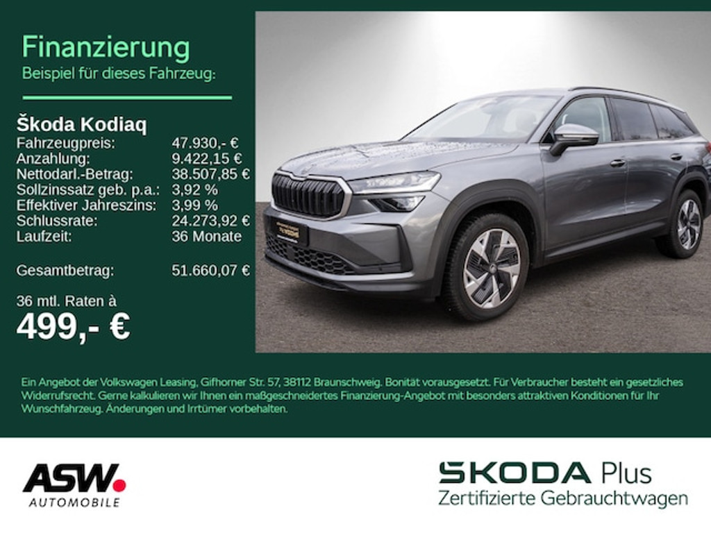 Skoda Kodiaq 4x4 2.0 TSI Selection