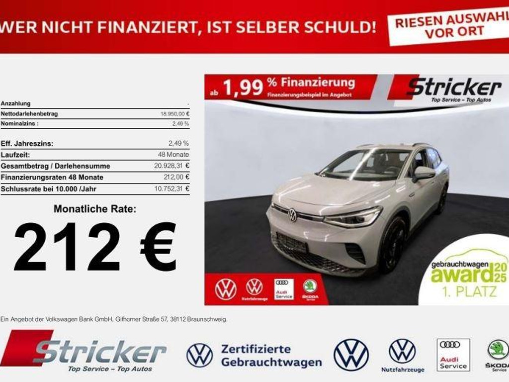 Volkswagen ID.4 52 KWh Pure