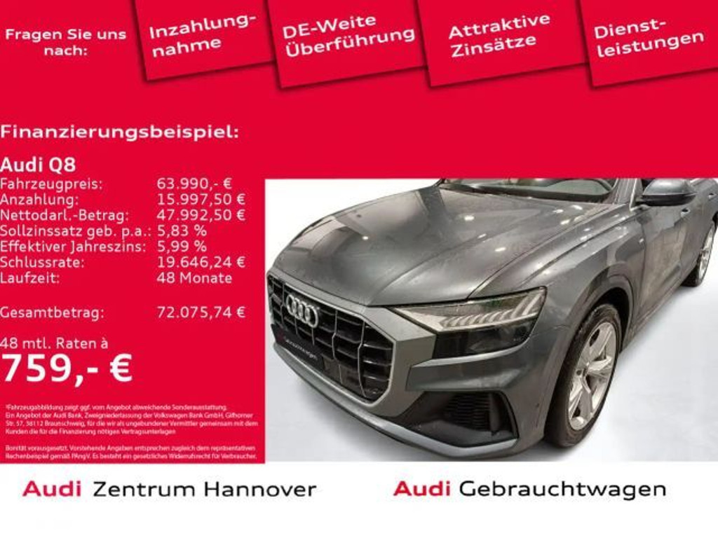 Audi Q8 Quattro Hybride 55 TFSI