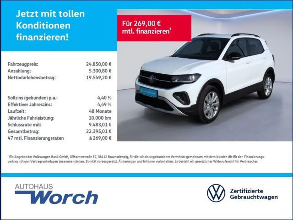 Volkswagen T-Cross DSG 1.0 TSI