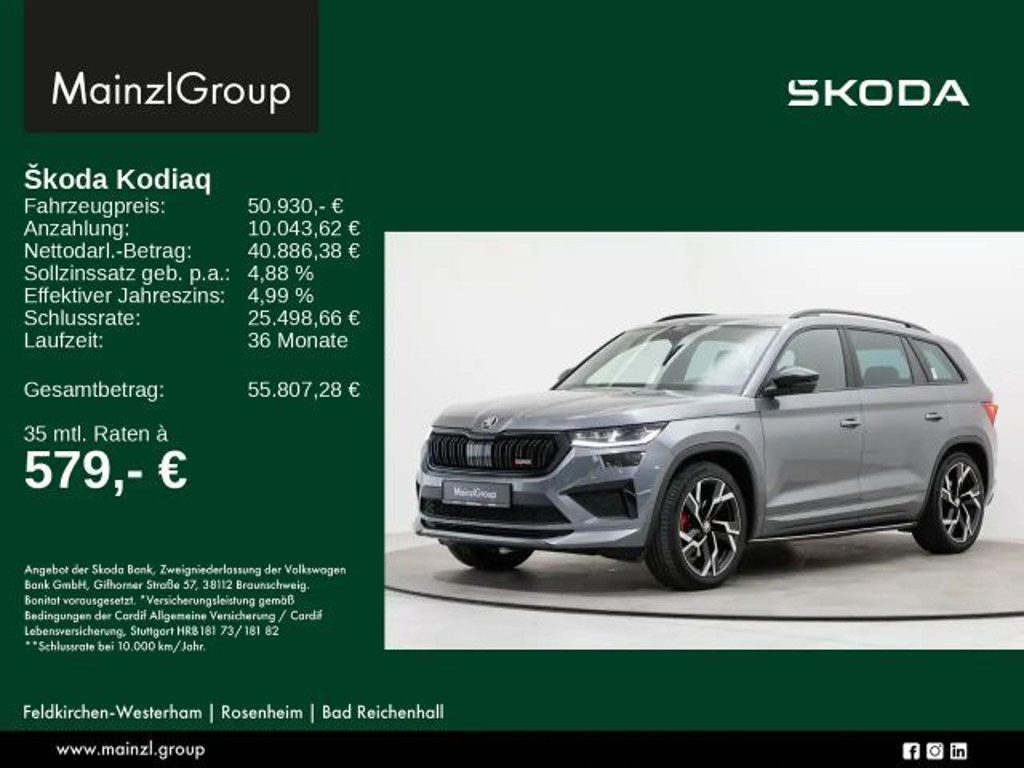 Skoda Kodiaq 4x4 RS 2.0 TSI