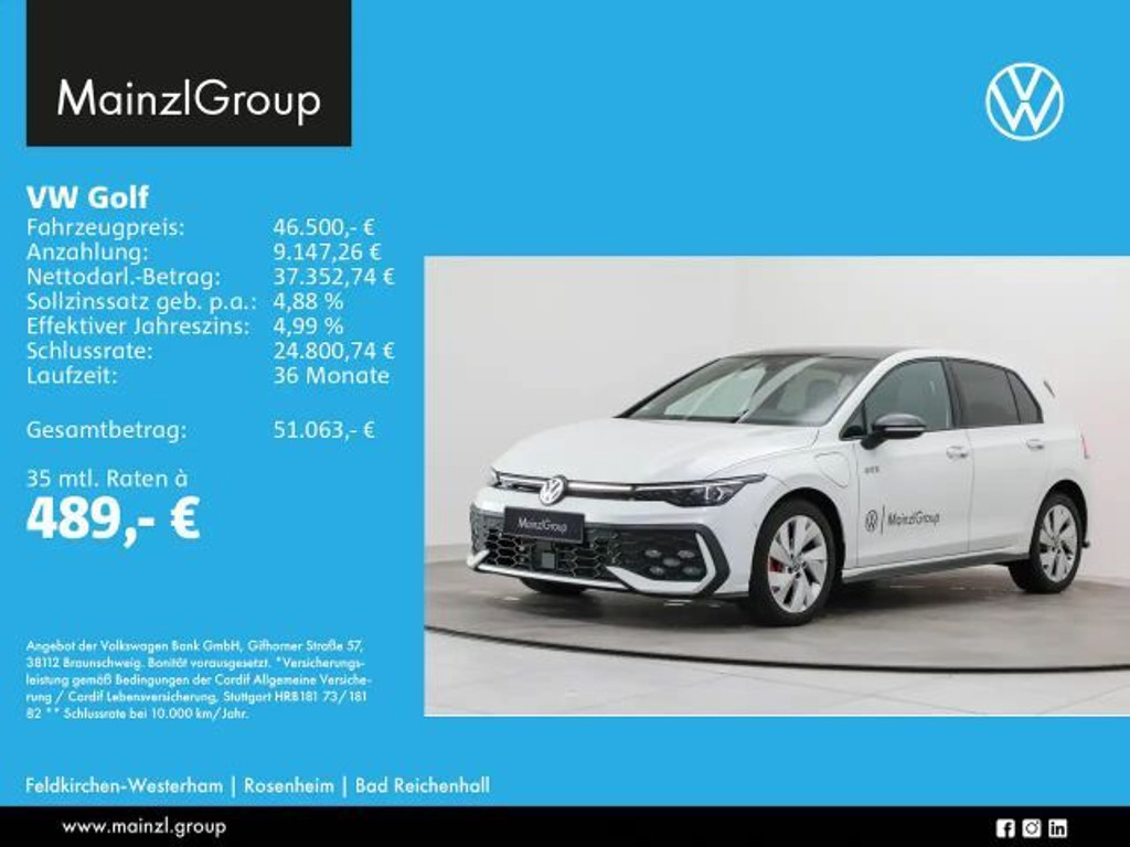 Volkswagen Golf GTE eHybrid