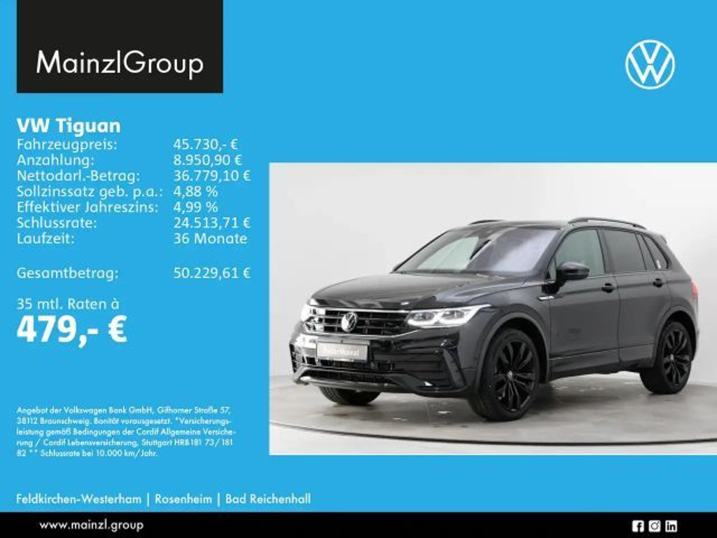 Volkswagen Tiguan DSG R-Line 2.0 TDI