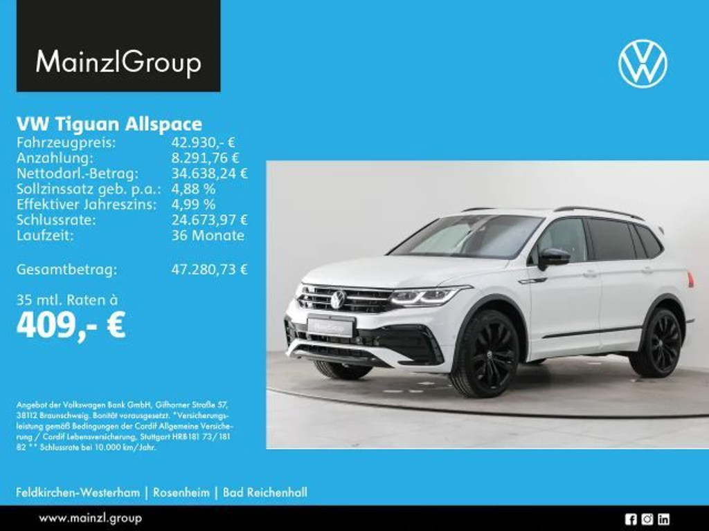 Volkswagen Tiguan DSG Allspace R-Line 2.0 TSI