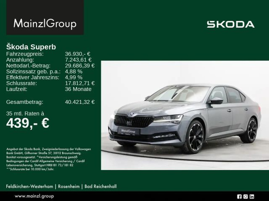 Skoda Superb 4x4 Sportline 2.0 TDI