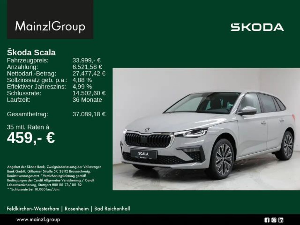 Skoda Scala 1.0 TSI 85 Tour