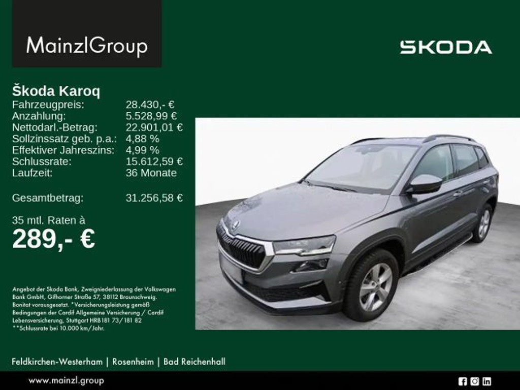 Skoda Karoq Style 2.0 TDI Style