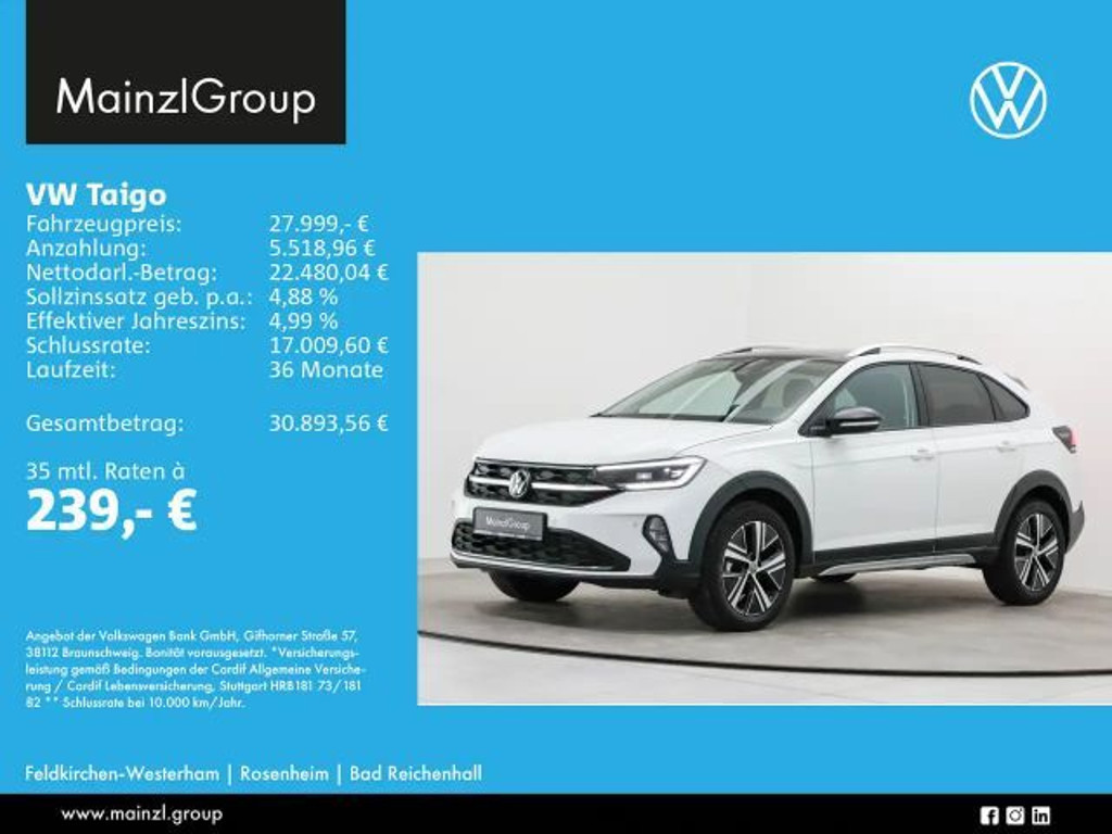 Volkswagen Taigo Style