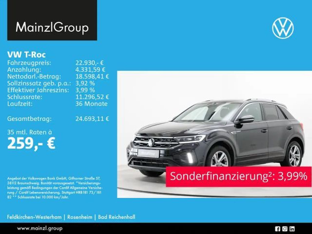 Volkswagen T-Roc R-Line 1.0 TSI