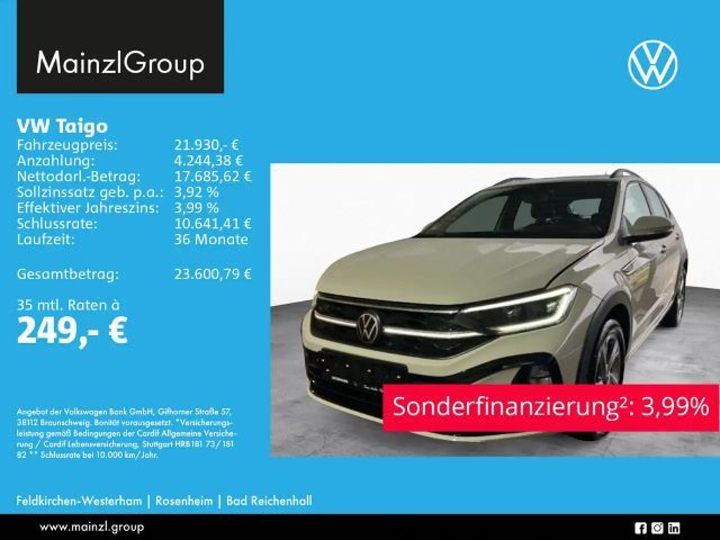 Volkswagen Taigo R-Line 1.0 TSI