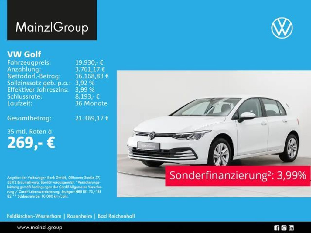 Volkswagen Golf Life 1.0 TSI