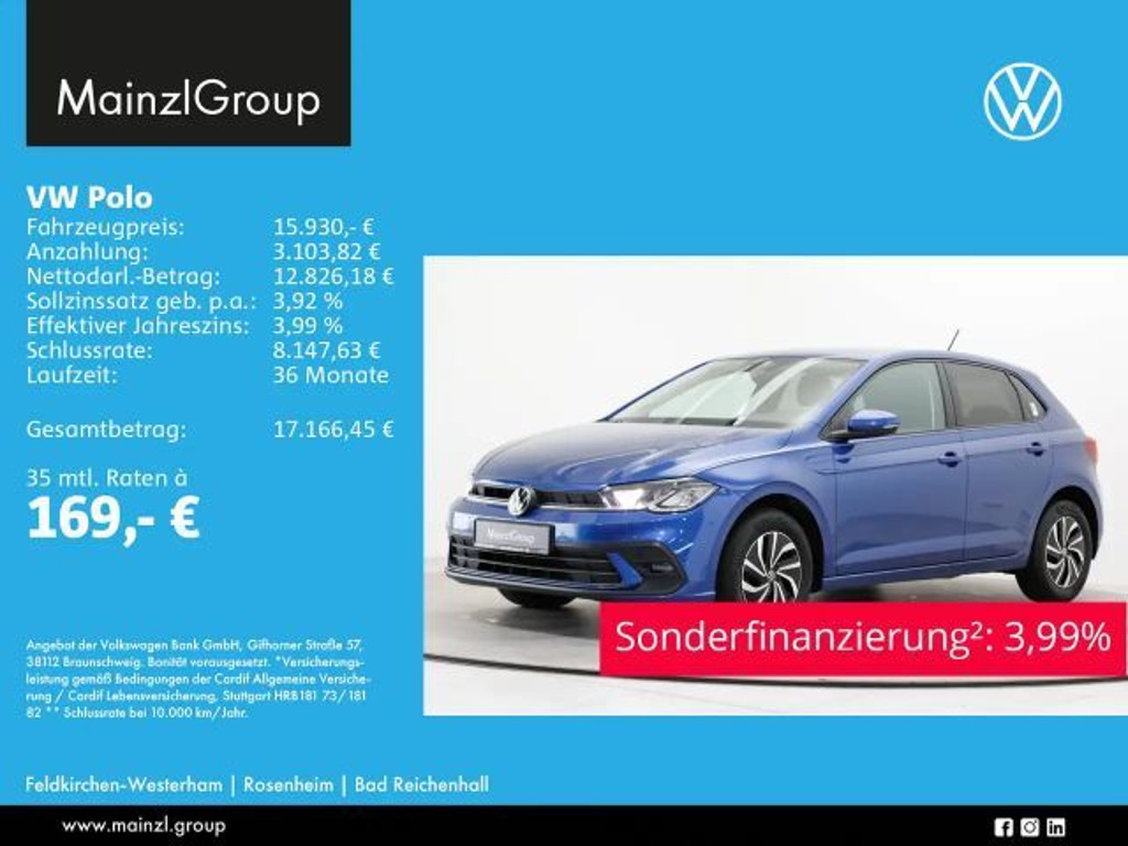 Volkswagen Polo Life 1.0 TSI