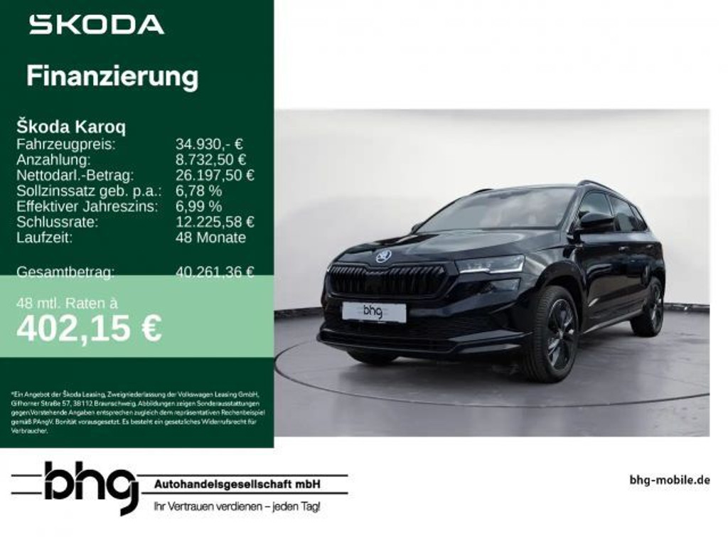 Skoda Karoq 4x4 Sportline 2.0 TSI