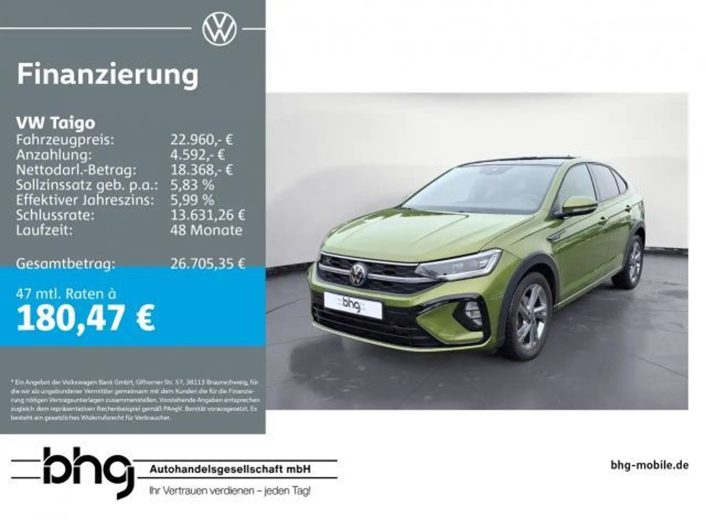 Volkswagen Taigo DSG R-Line 1.5 TSI