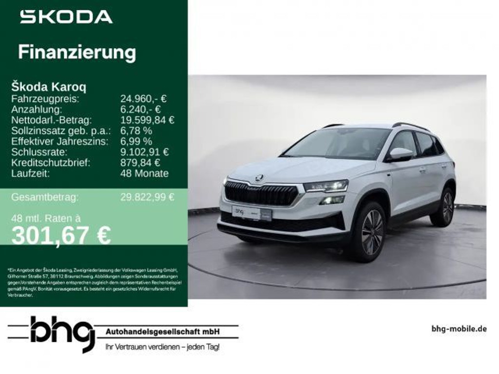 Skoda Karoq 1.0 TSI Tour