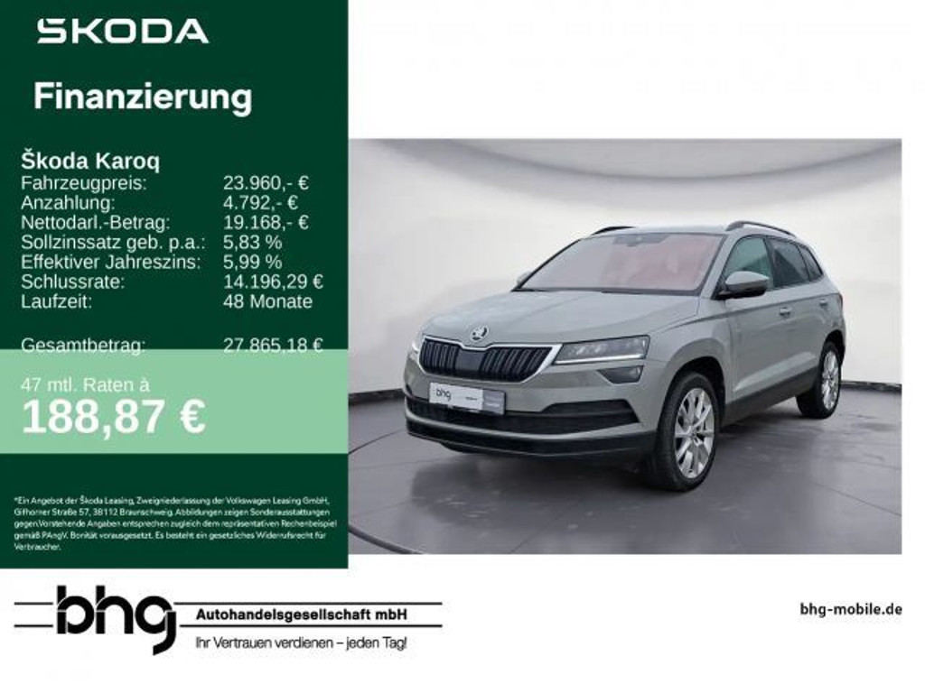 Skoda Karoq Style 2.0 TDI Style