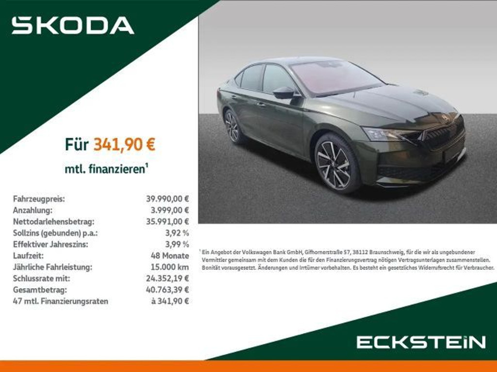 Skoda Octavia Sportline 1.5 TSI