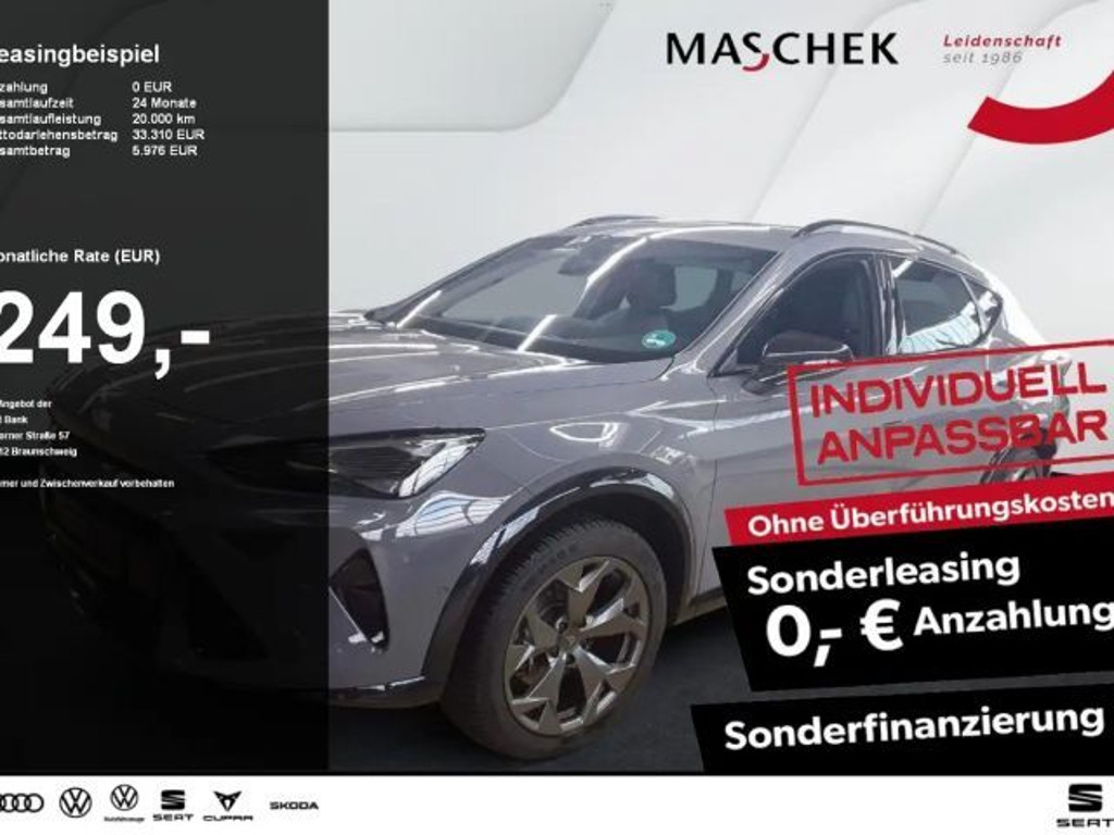 Cupra Formentor Sonderleasing 1.5 eTSI Navi 360°Cam Sitzh. ACC