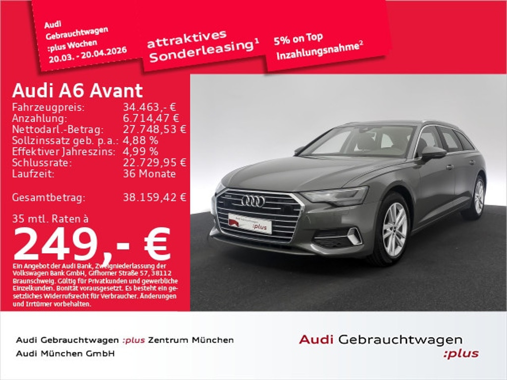 Audi A6 Avant Quattro S-Tronic Sport 40 TDI