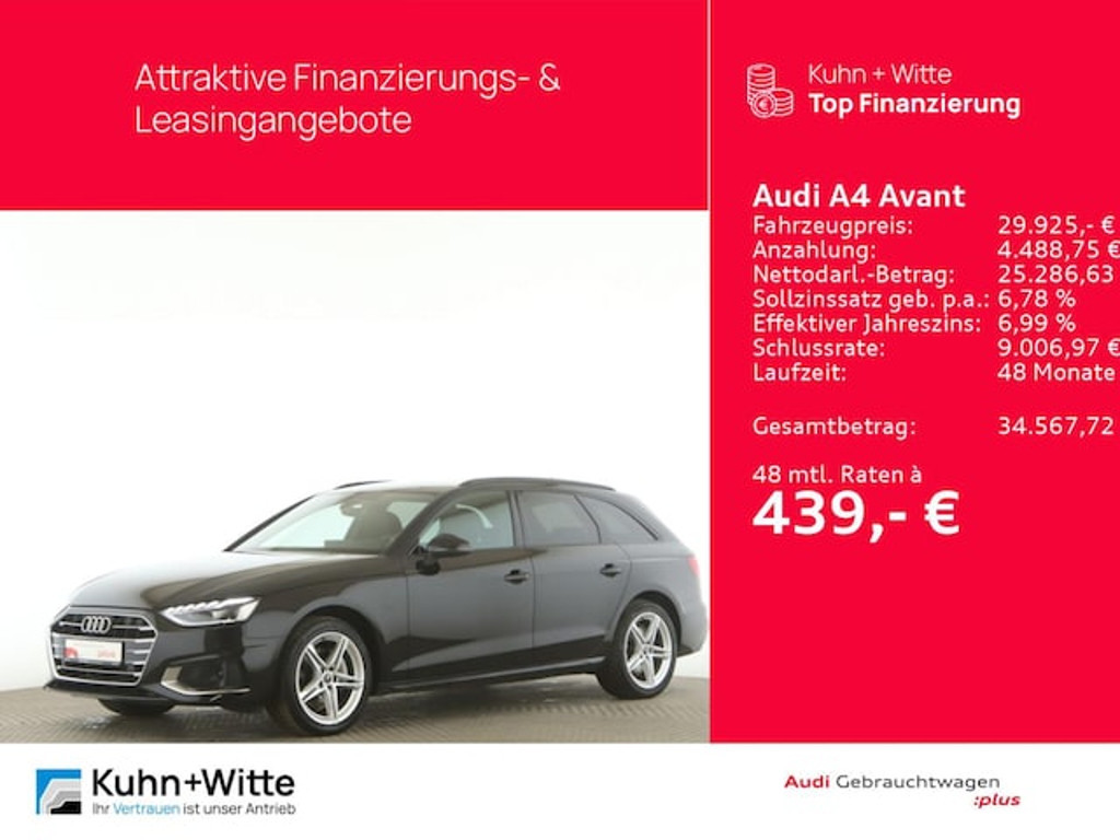 Audi A4 Avant S-Tronic 40 TDI