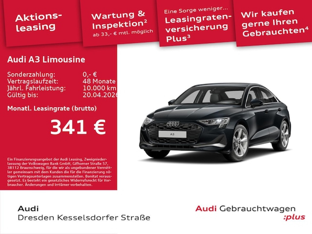 Audi A3 Sedan S-Tronic 35 TDI