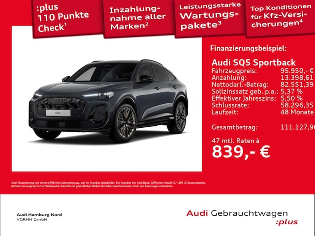 Audi SQ5 Sportback S-Tronic