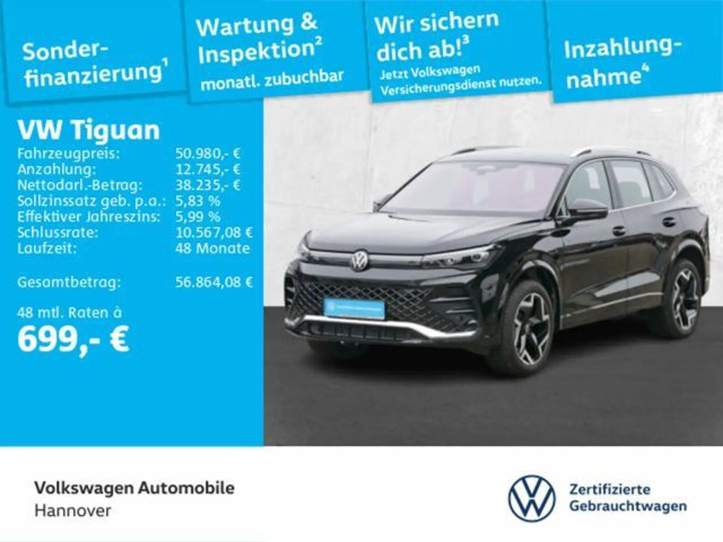 Volkswagen Tiguan 4Motion DSG R-Line 2.0 TDI