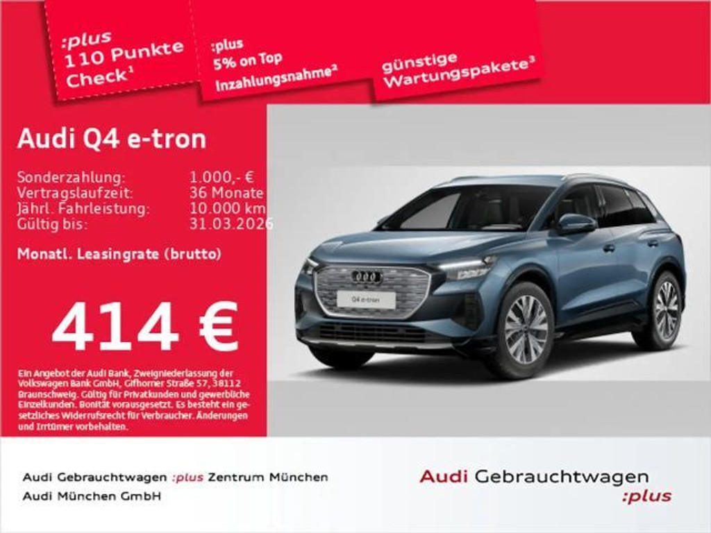 Audi Q4 e-tron 45 advanced SONOS/Navi+/Wärmep.