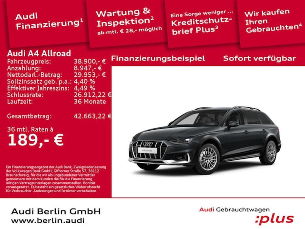 Audi A4 allroad Quattro S-Tronic 40 TDI
