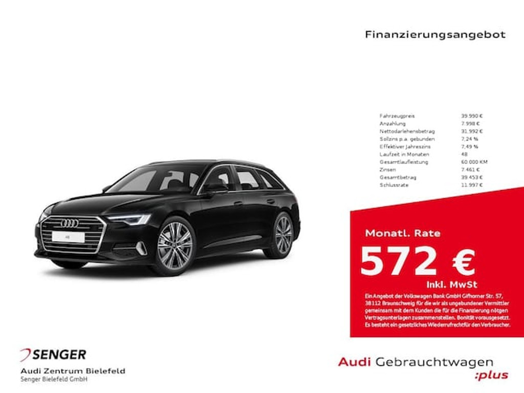 Audi A6 Avant Quattro S-Tronic Sport 40 TDI