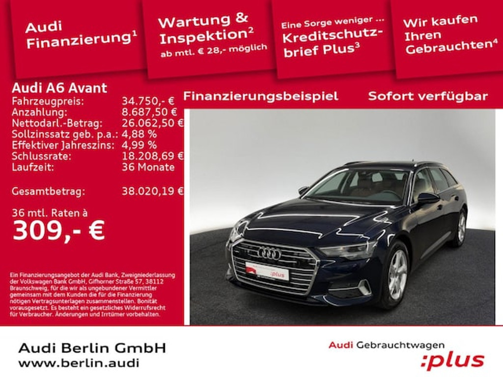 Audi A6 Avant S-Tronic Sport 40 TDI