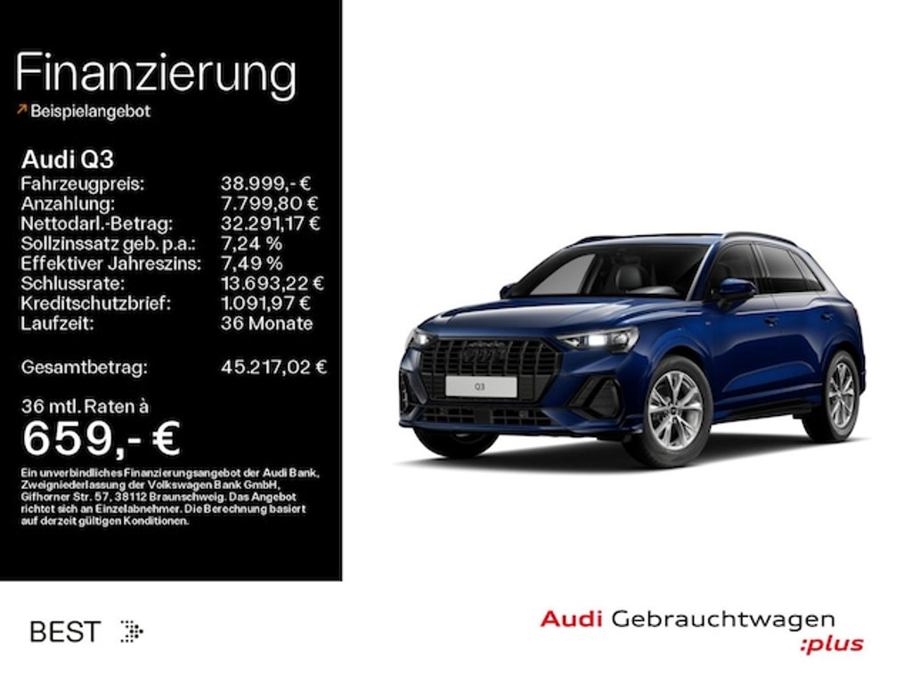 Audi Q3 S-Line S-Tronic 35 TFSI