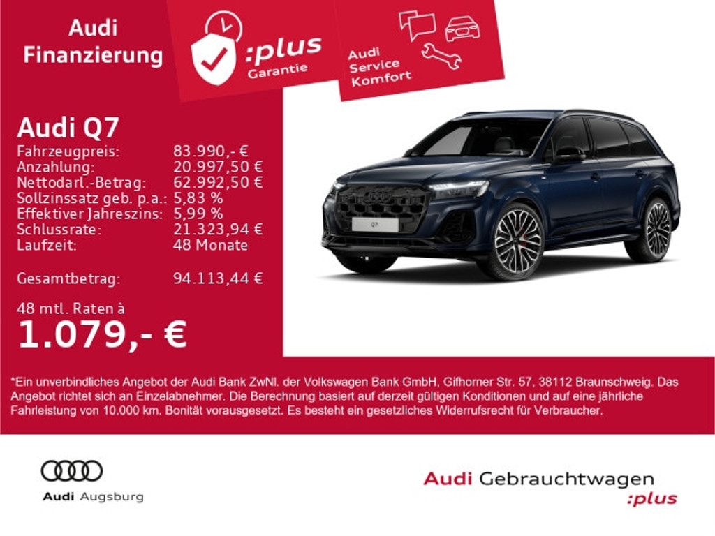Audi Q7 Quattro Business S-Line