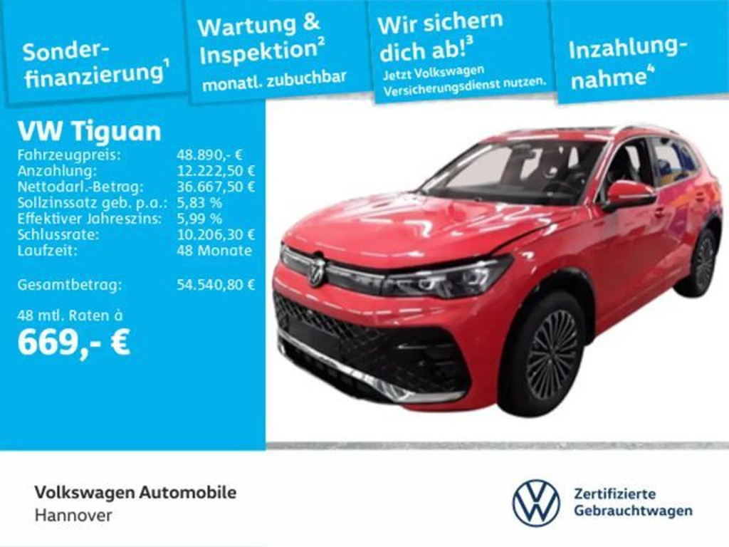 Volkswagen Tiguan DSG R-Line 2.0 TDI