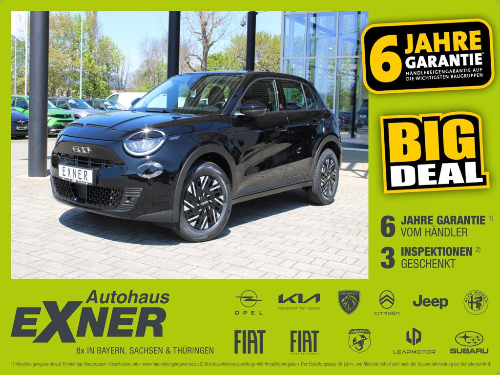 Fiat 600e Elektro RED LED, Klimaautomatik, Elektro