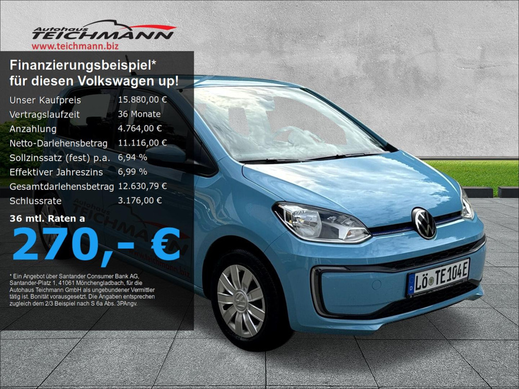 Volkswagen e-up! up e-up! +CCS+Klimaaut+Bluetooth+