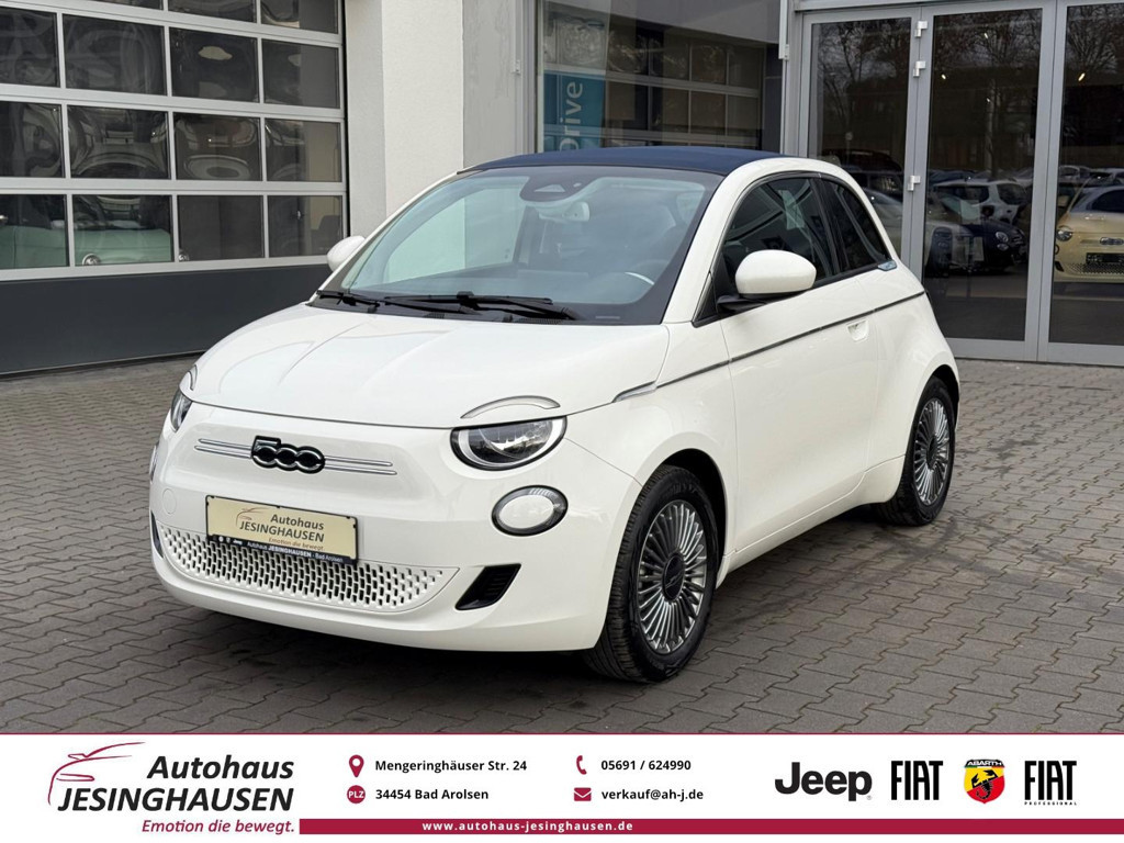 Fiat 500e Cabrio +Klimaaut.+Keyless+Tempomat+Schilder