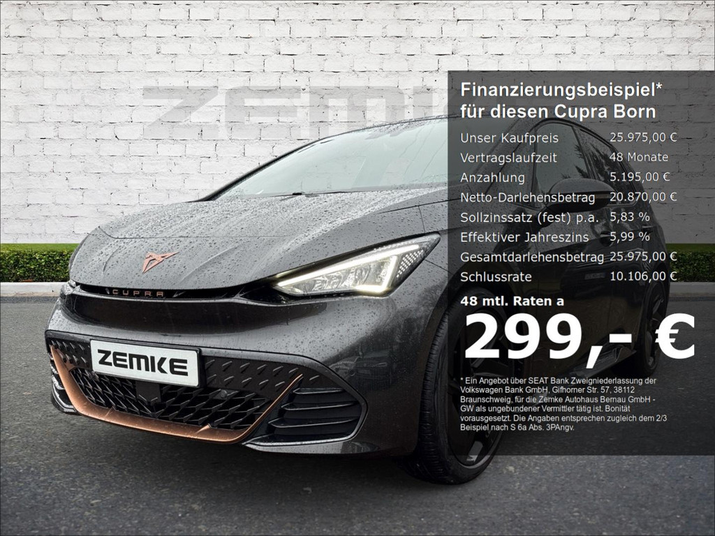 Cupra Born HUD AD Panorama Navi Digitales Cockpit Soun