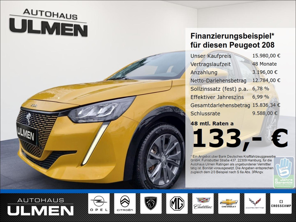 Peugeot e-208 Active Pack