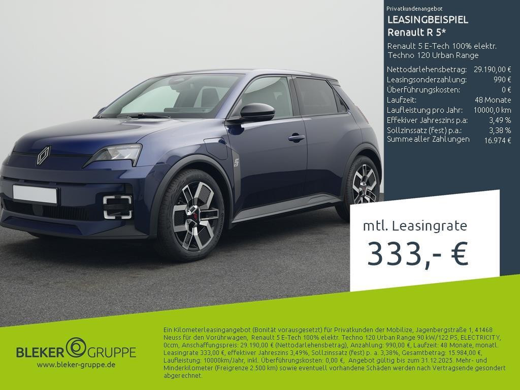 Renault 5 E-Tech Techno