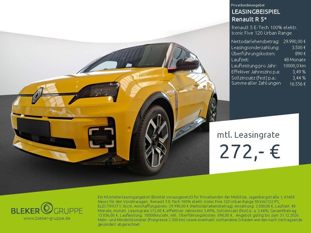 Renault 5 E-Tech Iconic