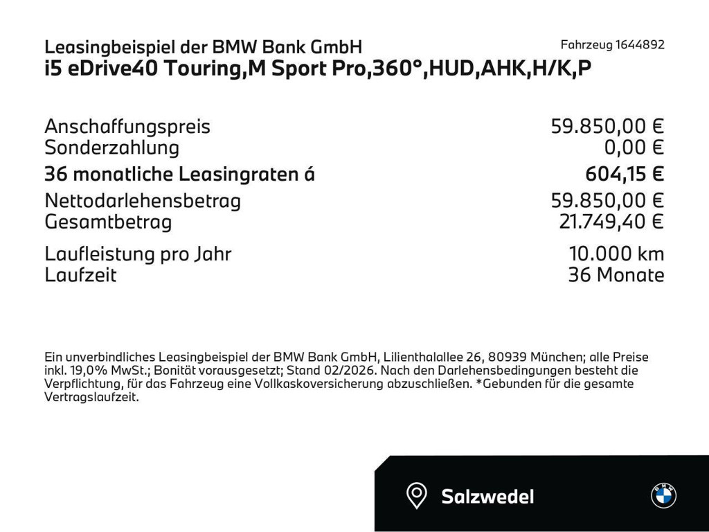 BMW i5 M-Sport Touring eDrive40