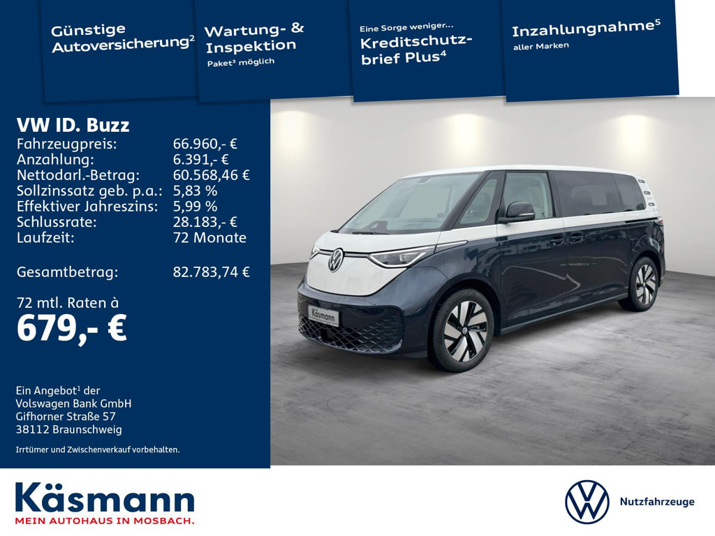 Volkswagen ID.Buzz Pro 7-zitter