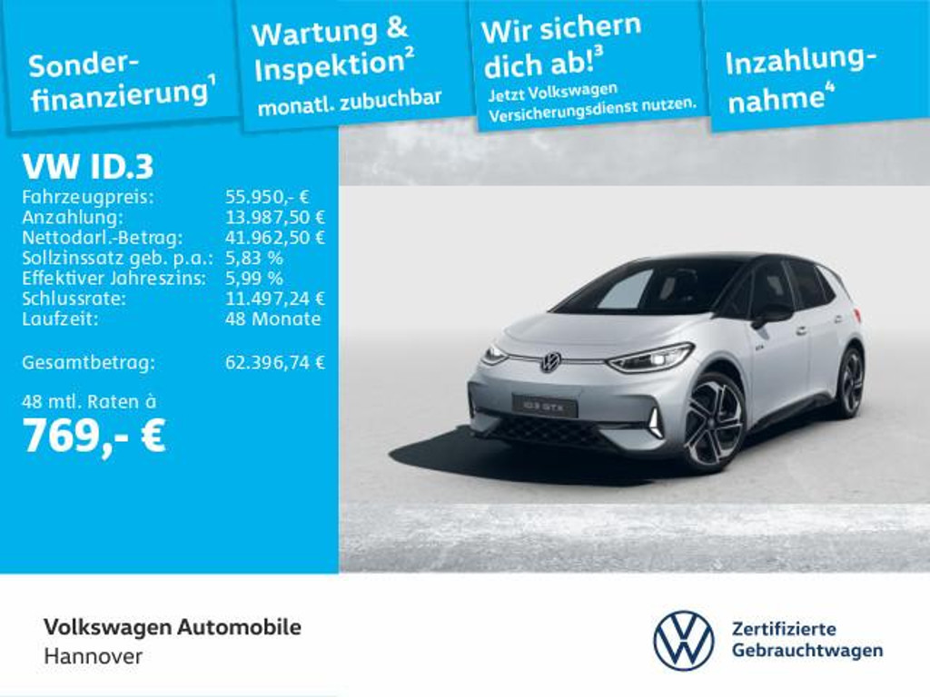 Volkswagen ID.3 Performance IQ.Drive GTX