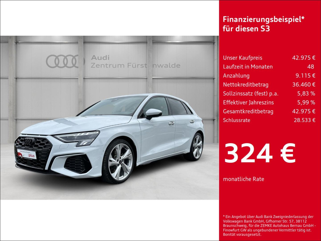 Audi S3 Sportback Sedan Quattro S-Tronic 2.0 TFSI