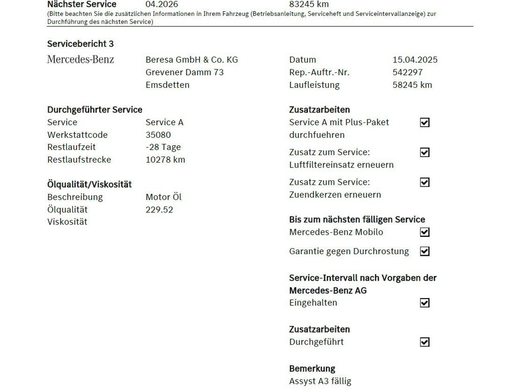 Mercedes-Benz B-Klasse