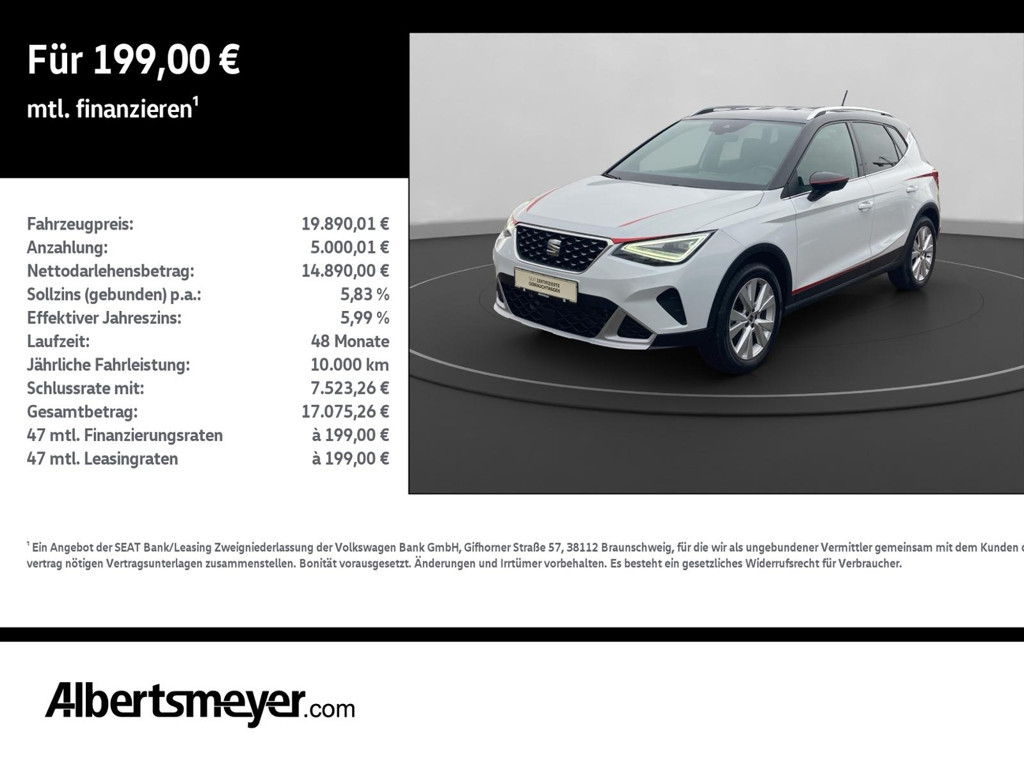Seat Arona 1.0 TSI DSG
